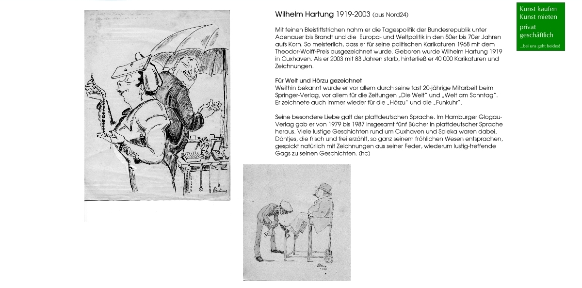 Wilhelm Hartung Kunstprojekt Galerie kit Hamburg